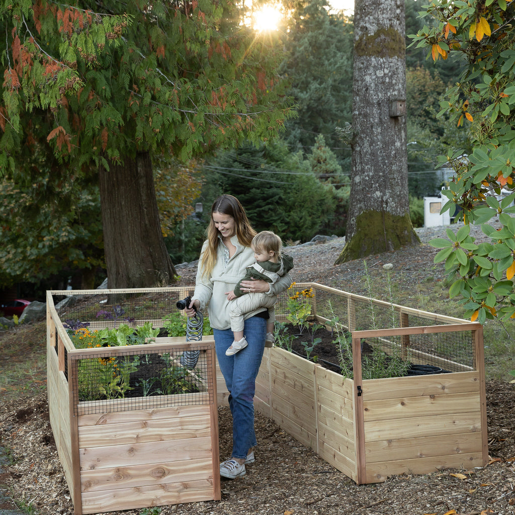 Cedar Complete Raised Garden Bed Kit - 8' x 12'