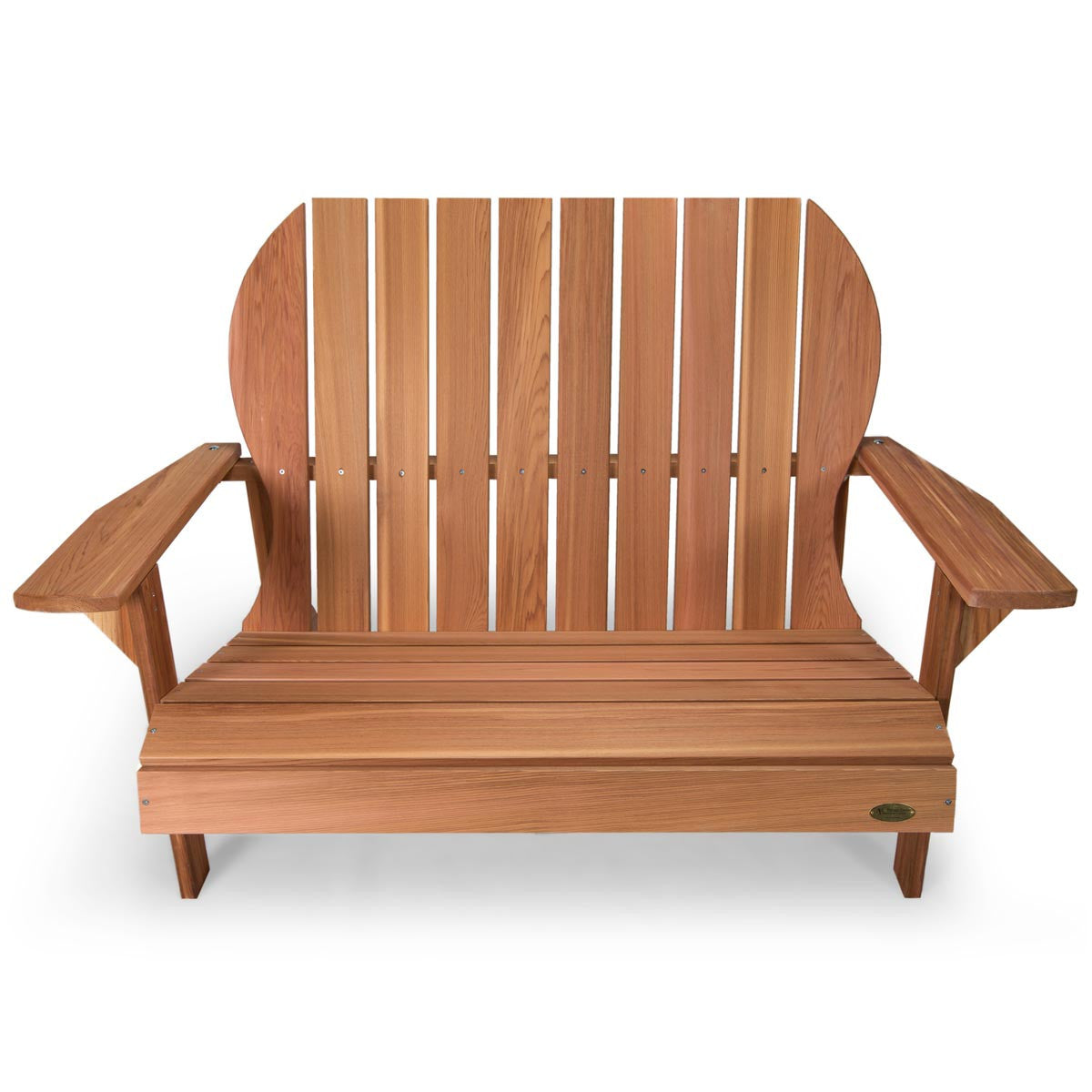 Cedar Adirondack Bench - 4.5' Wide