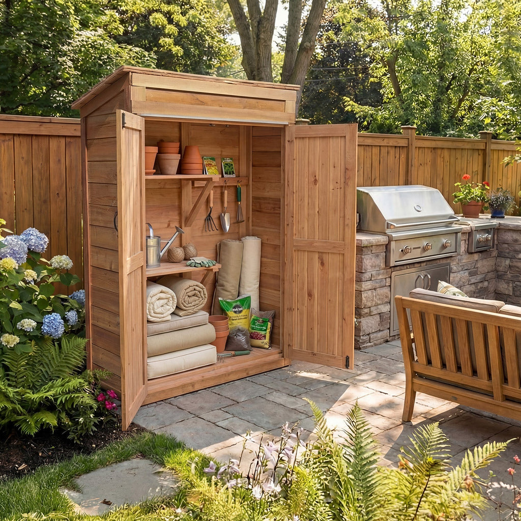 4' x 2' Garden Chalet Shed