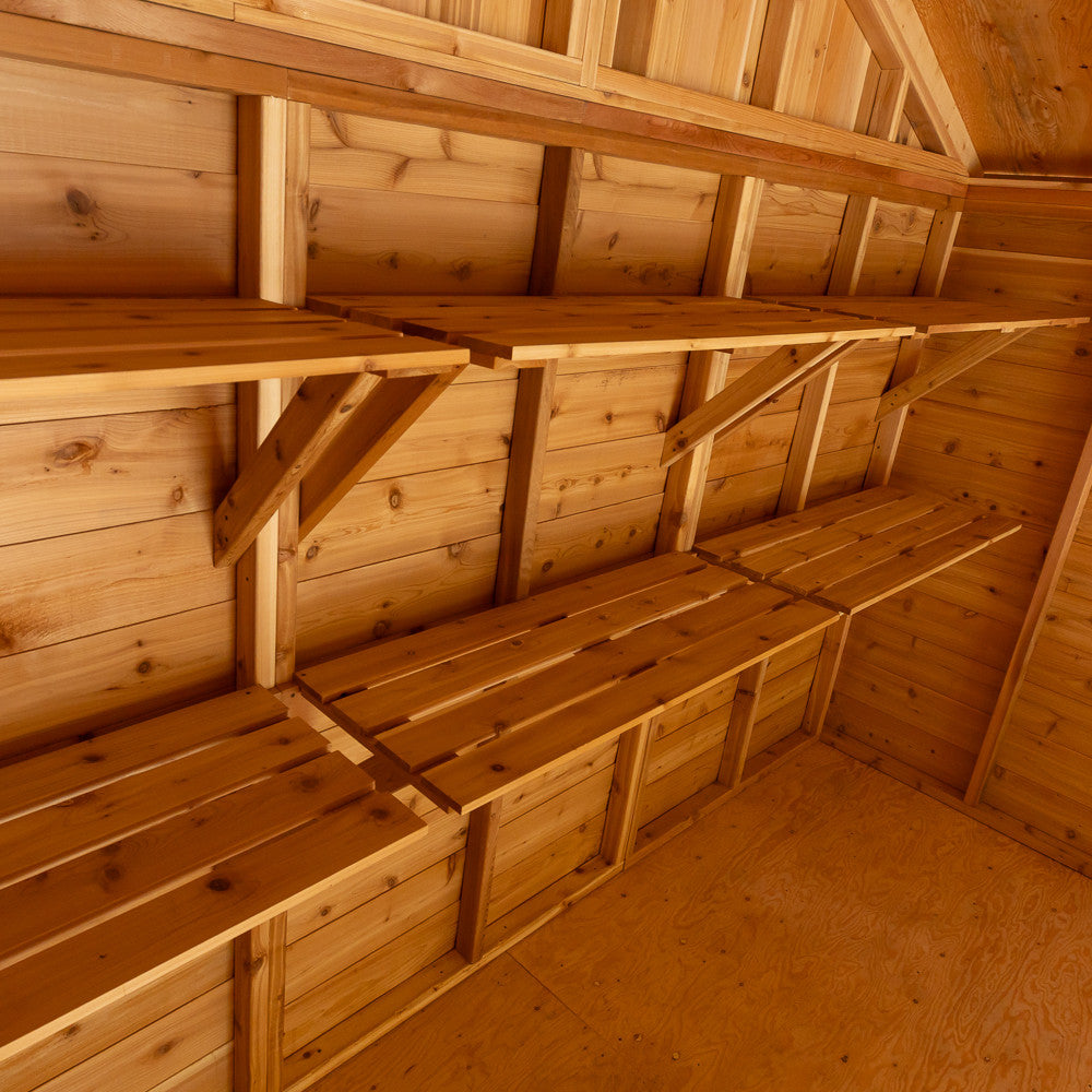 12' x 16' Space Master Cedar Storage Shed