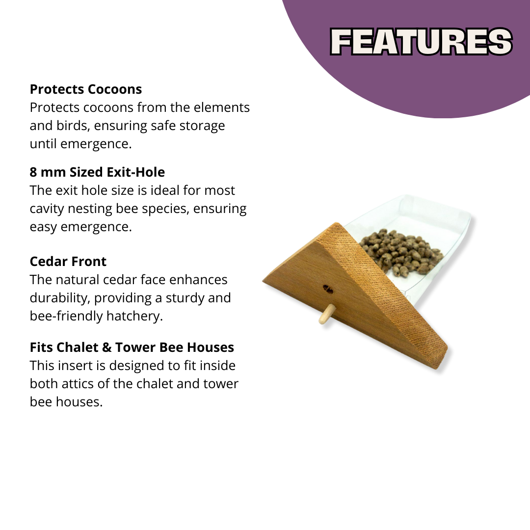 Cedar Cabana Complete Kit Bee House & Bee Certificate
