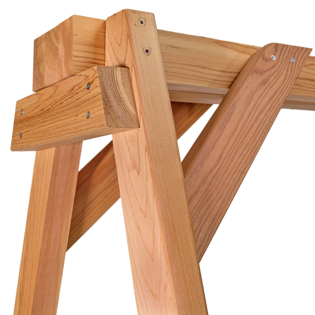 6' Cedar Hanging Garden Swing & Frame