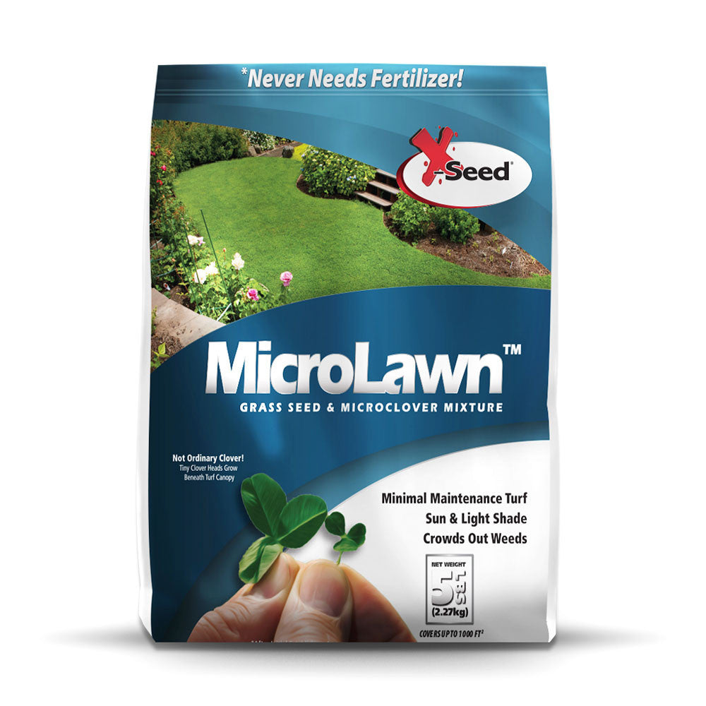 MicroLawn Grass Seed & Microclover Blend - 5 lbs