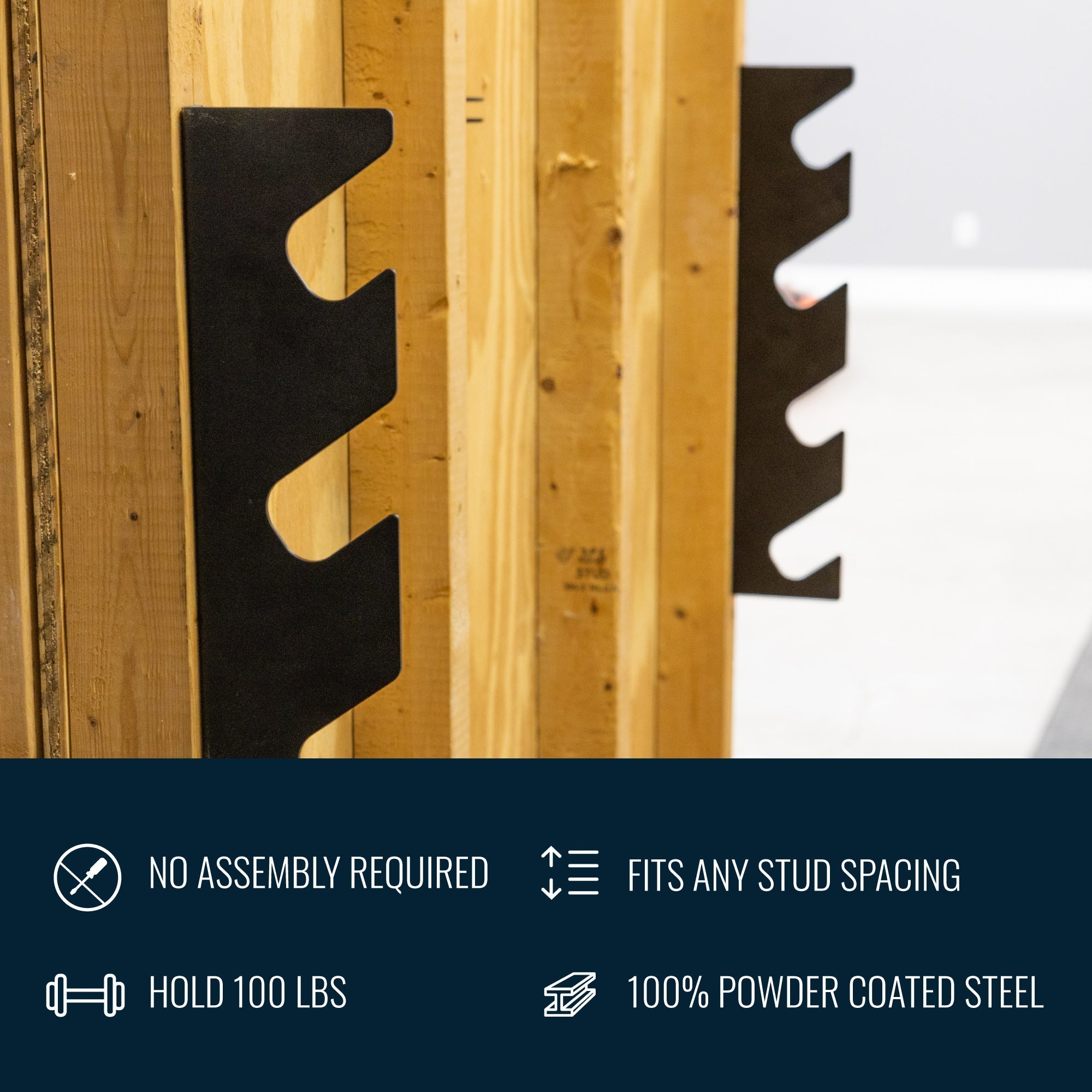 Horizontal 8-Level Bedford Shed Tool Organizer
