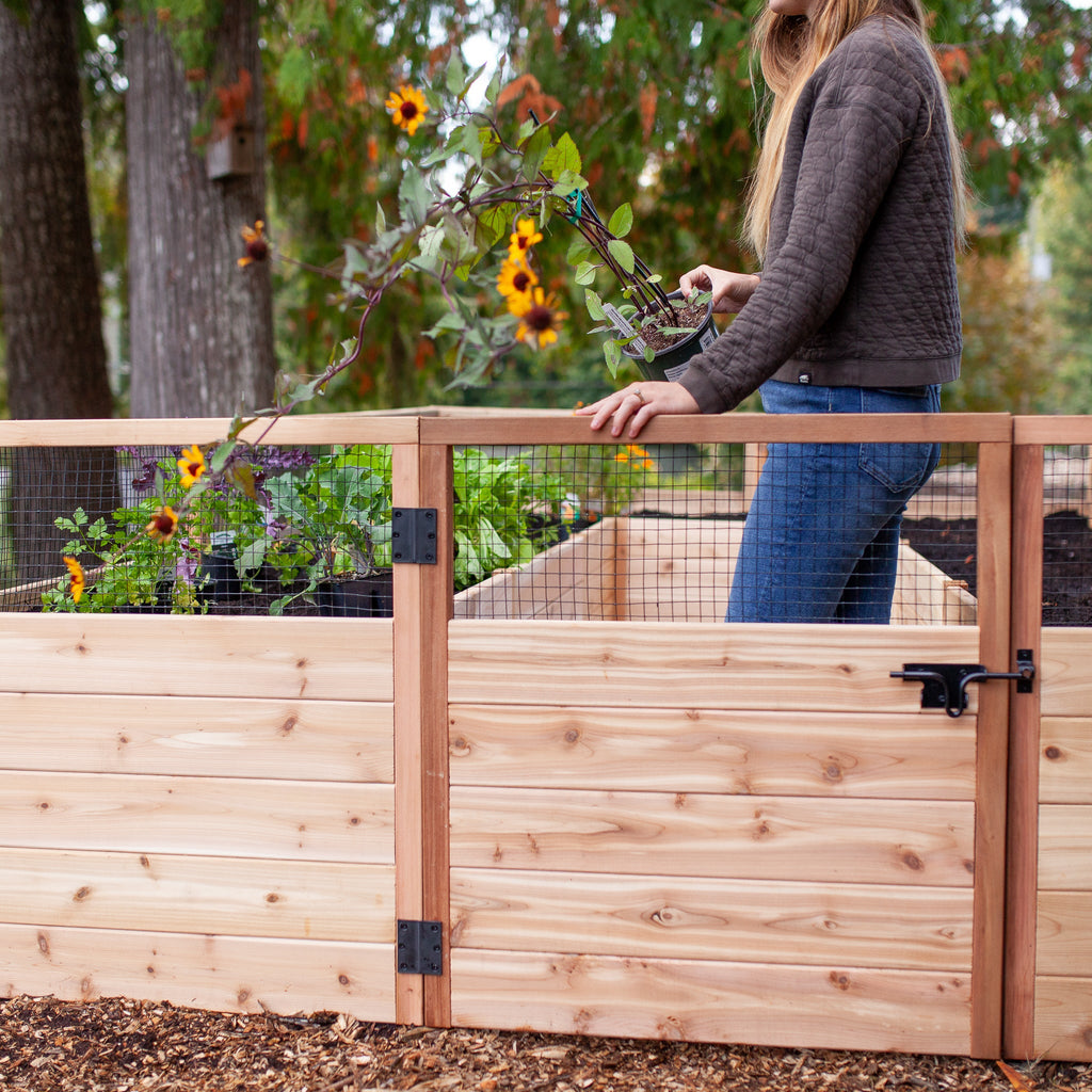 Cedar Complete Raised Garden Bed Kit - 8' x 12'
