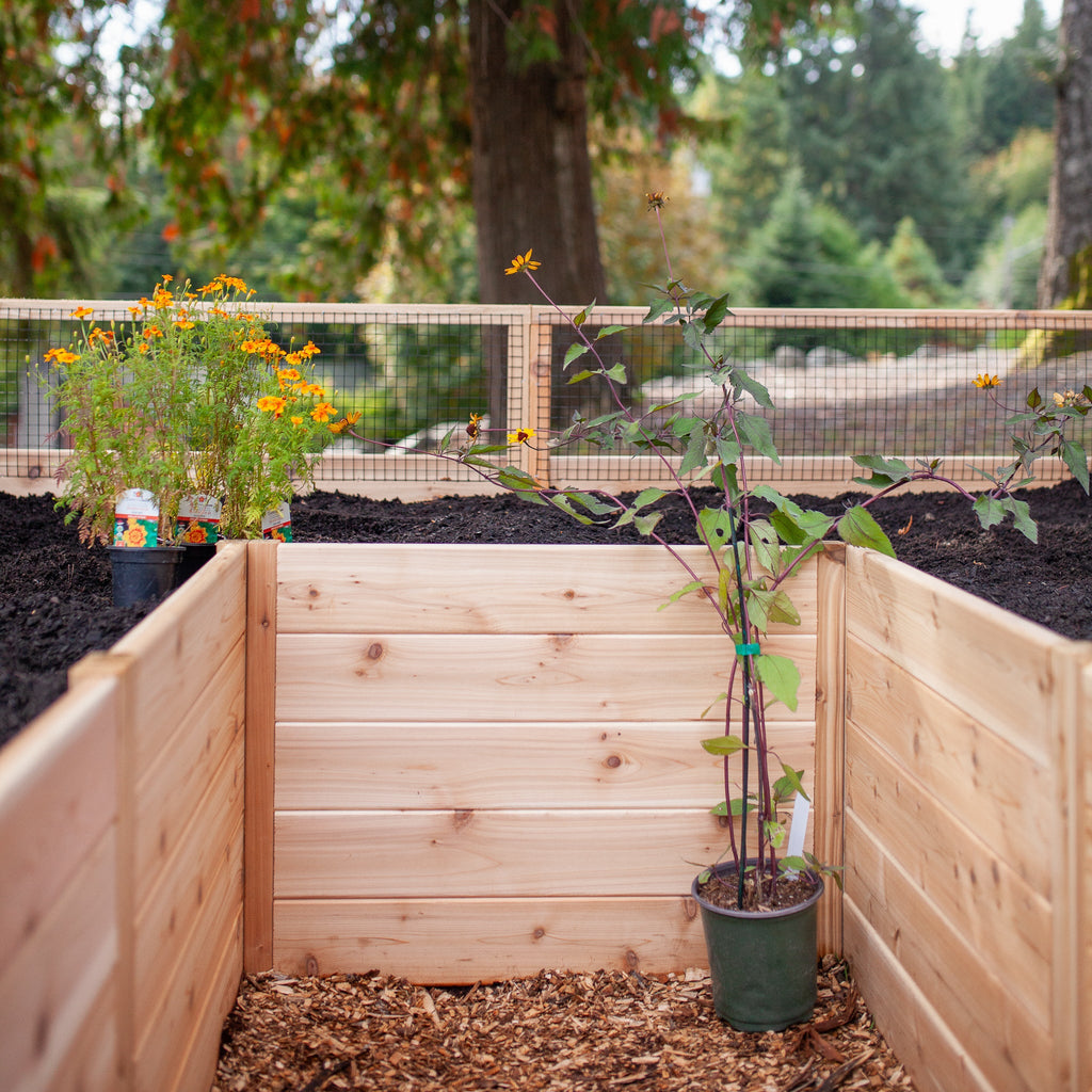 Cedar Complete Raised Garden Bed Kit - 8' x 12'
