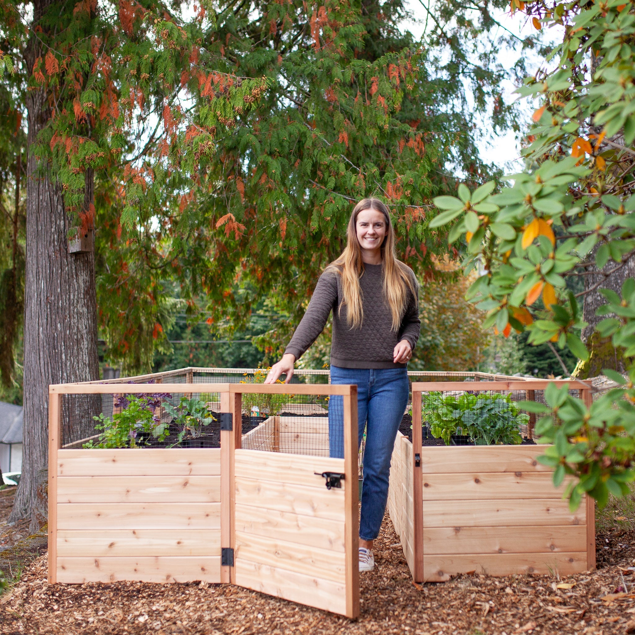 Cedar Complete Raised Garden Bed Kit - 8' x 12'