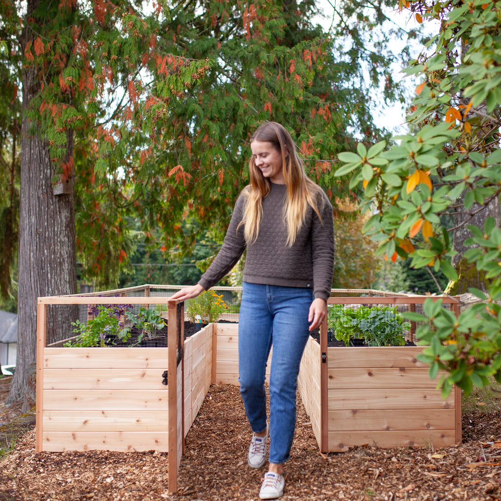 Cedar Complete Raised Garden Bed Kit - 8' x 12'