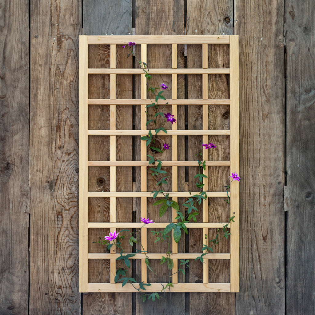 Natural Cedar Wall Mounted Trellises