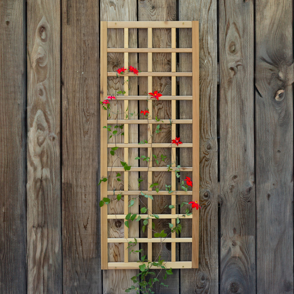 Natural Cedar Wall Mounted Trellises