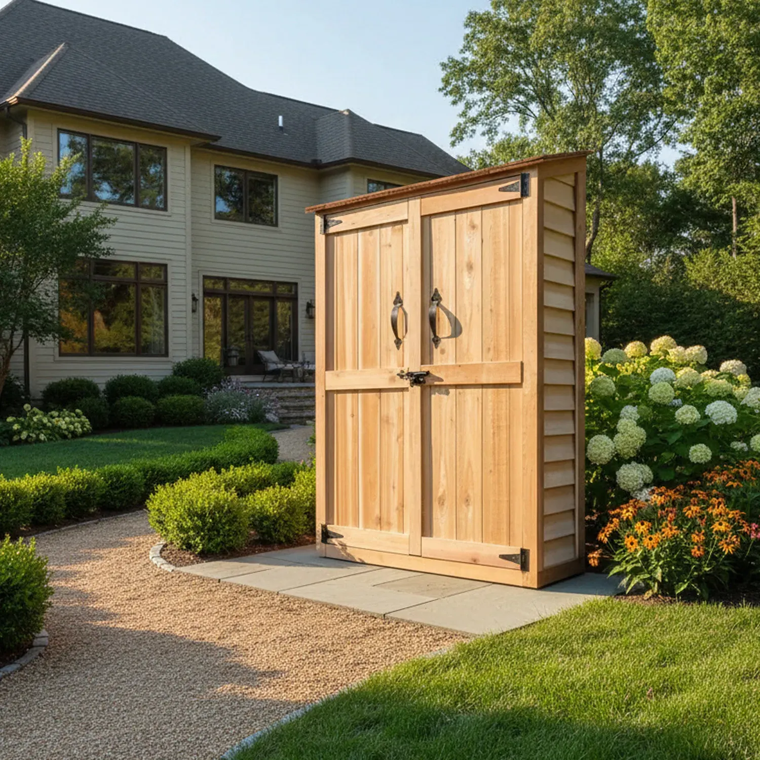 4' x 2' Garden Chalet Shed