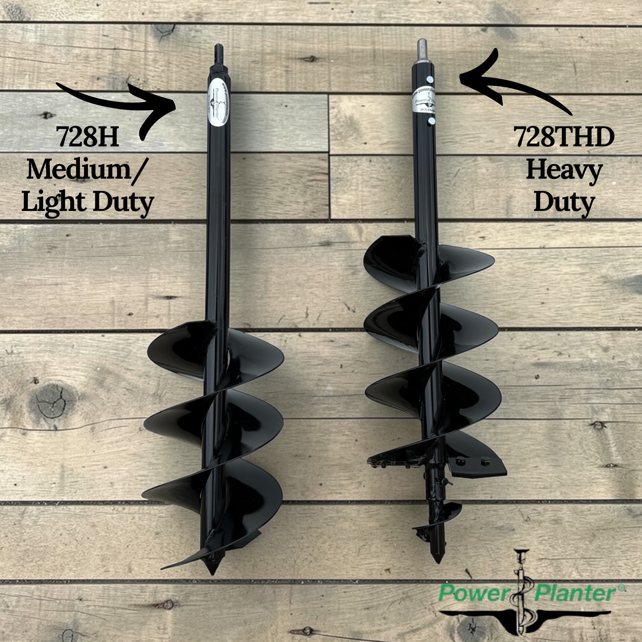 Fence Post Hole & Gallon Pot Garden Auger - 7" x 28"