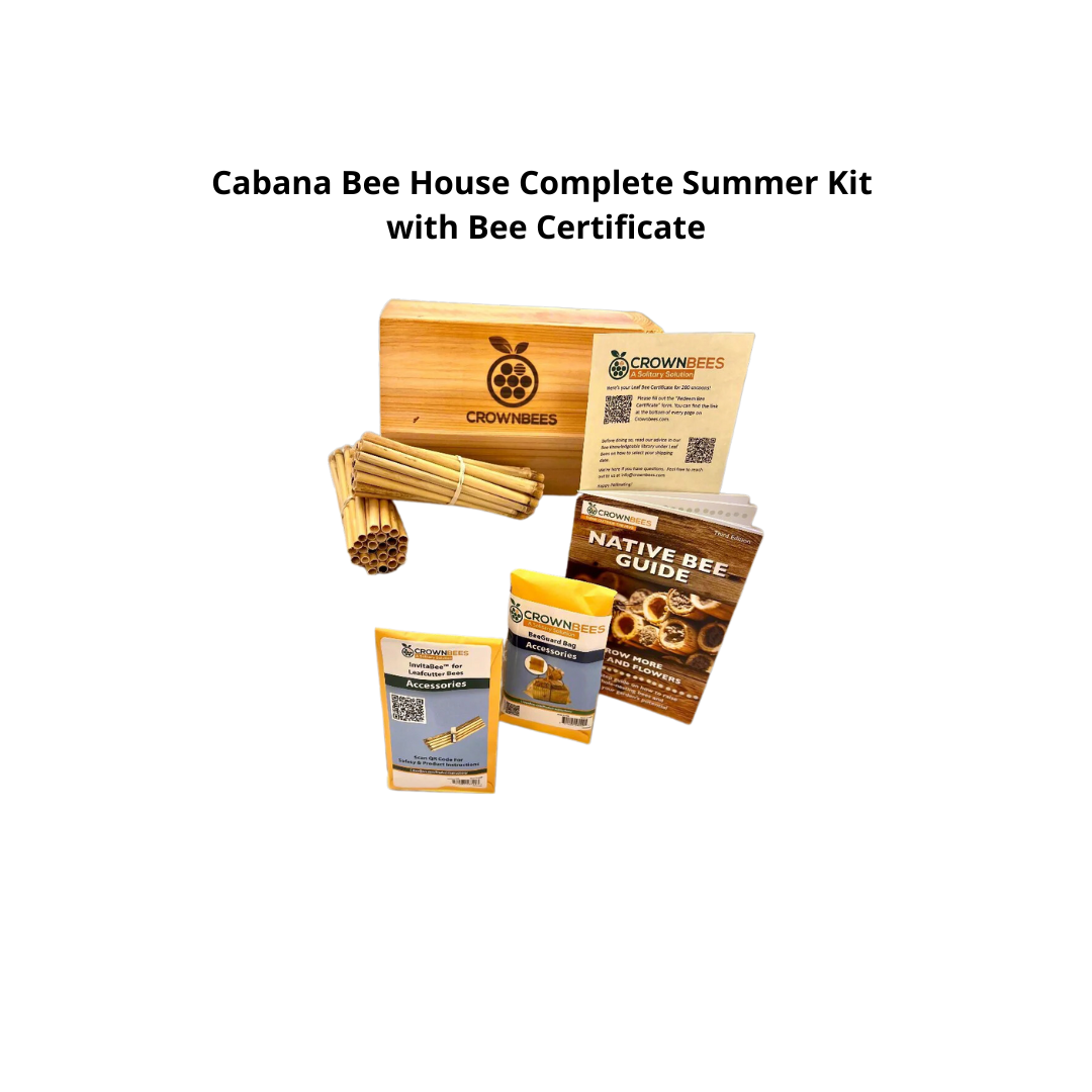 Cedar Cabana Complete Kit Bee House & Bee Certificate