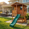 6' x 9' Cedar Playhouse & Sandbox