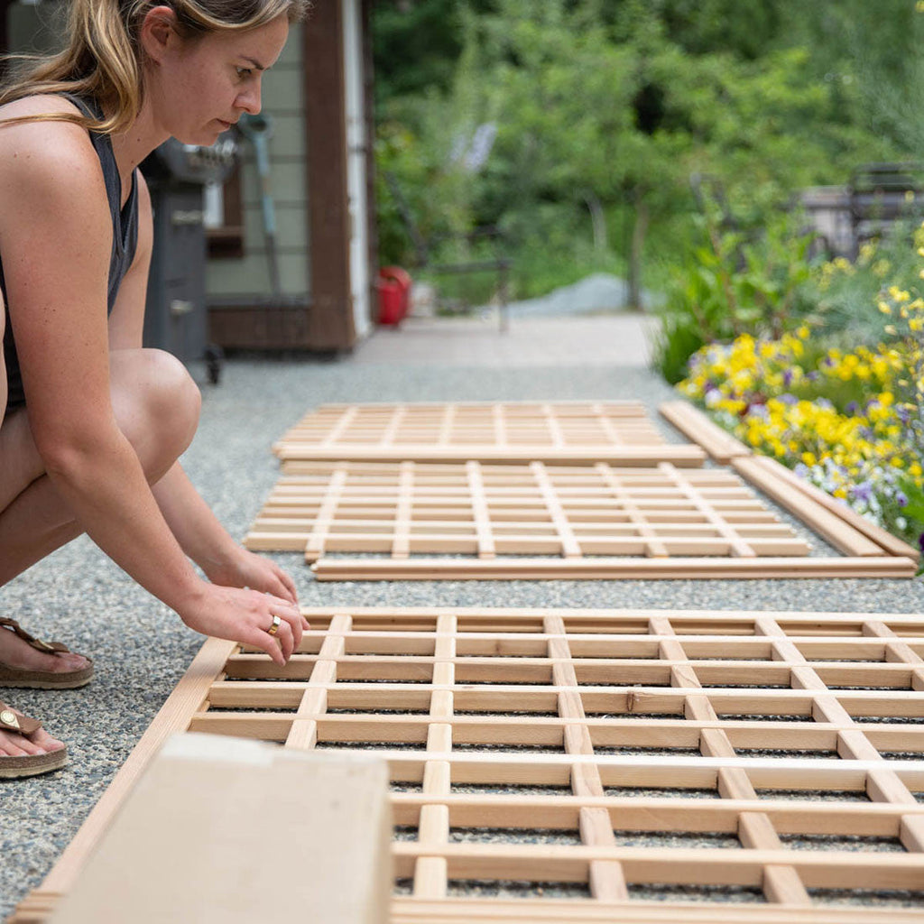 Natural Cedar Wall Mounted Trellises