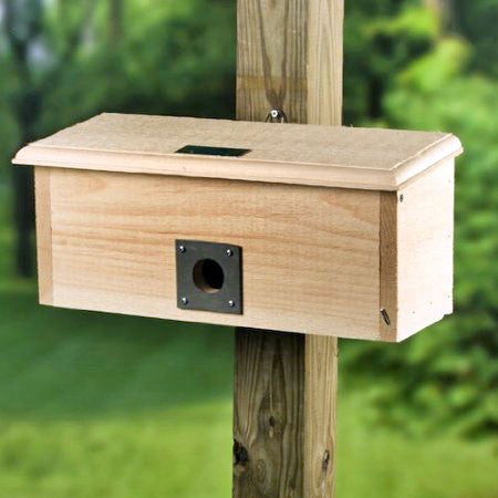 Horizontal Wooden Winter Roost